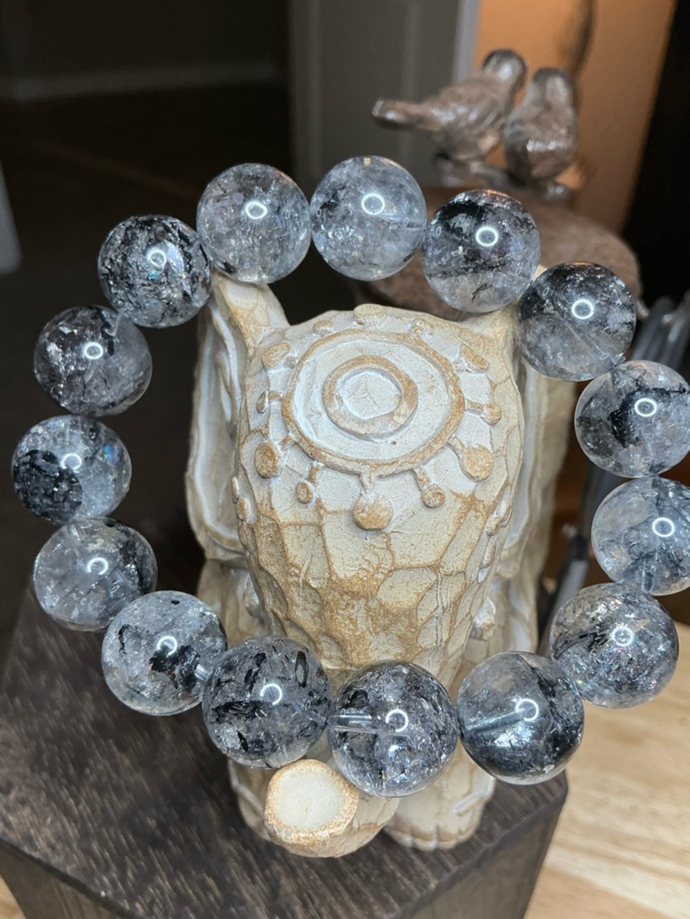 HQ Black Herkimer Diamond 15mm